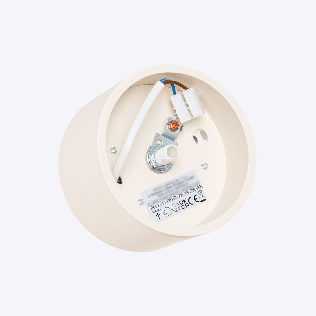 Plafonnier Aluminium Beige Gx53 1 MODO beige, EDEN