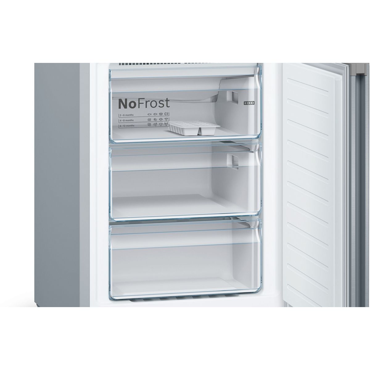 Réfrigérateur combiné KGN36VLED Série 4 VitaFresh inox, BOSCH