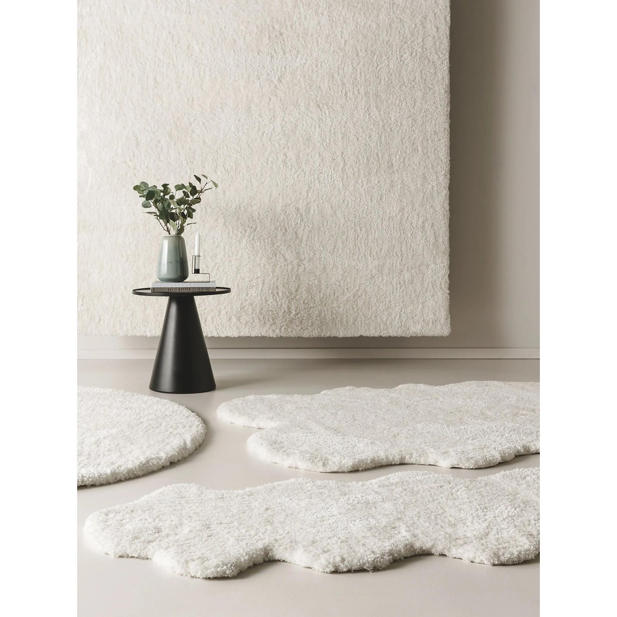 Tapis à poils longs CLOUDY crème, BENUTA 