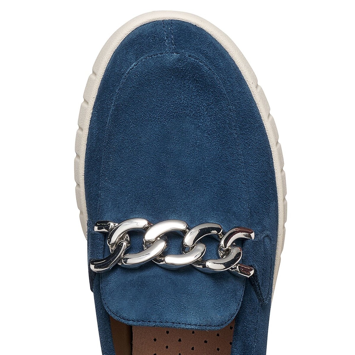 Mocassins en cuir Flextride bleu marine, GEOX