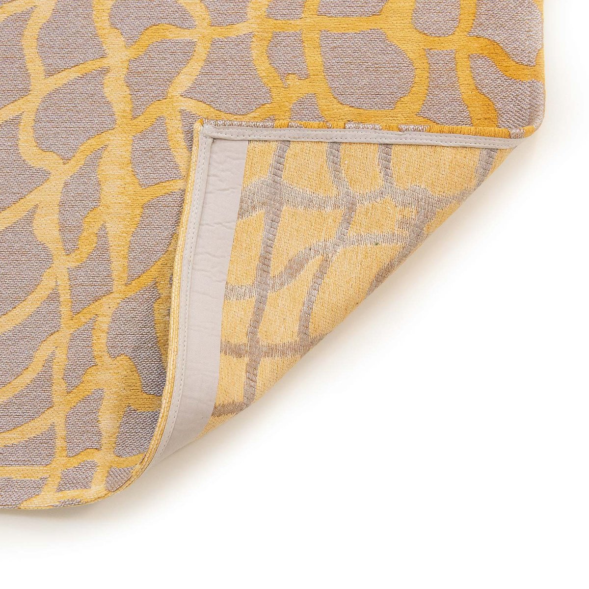 Tapis intérieur/extérieur tissé plat BEATLE jaune, NOVATREND