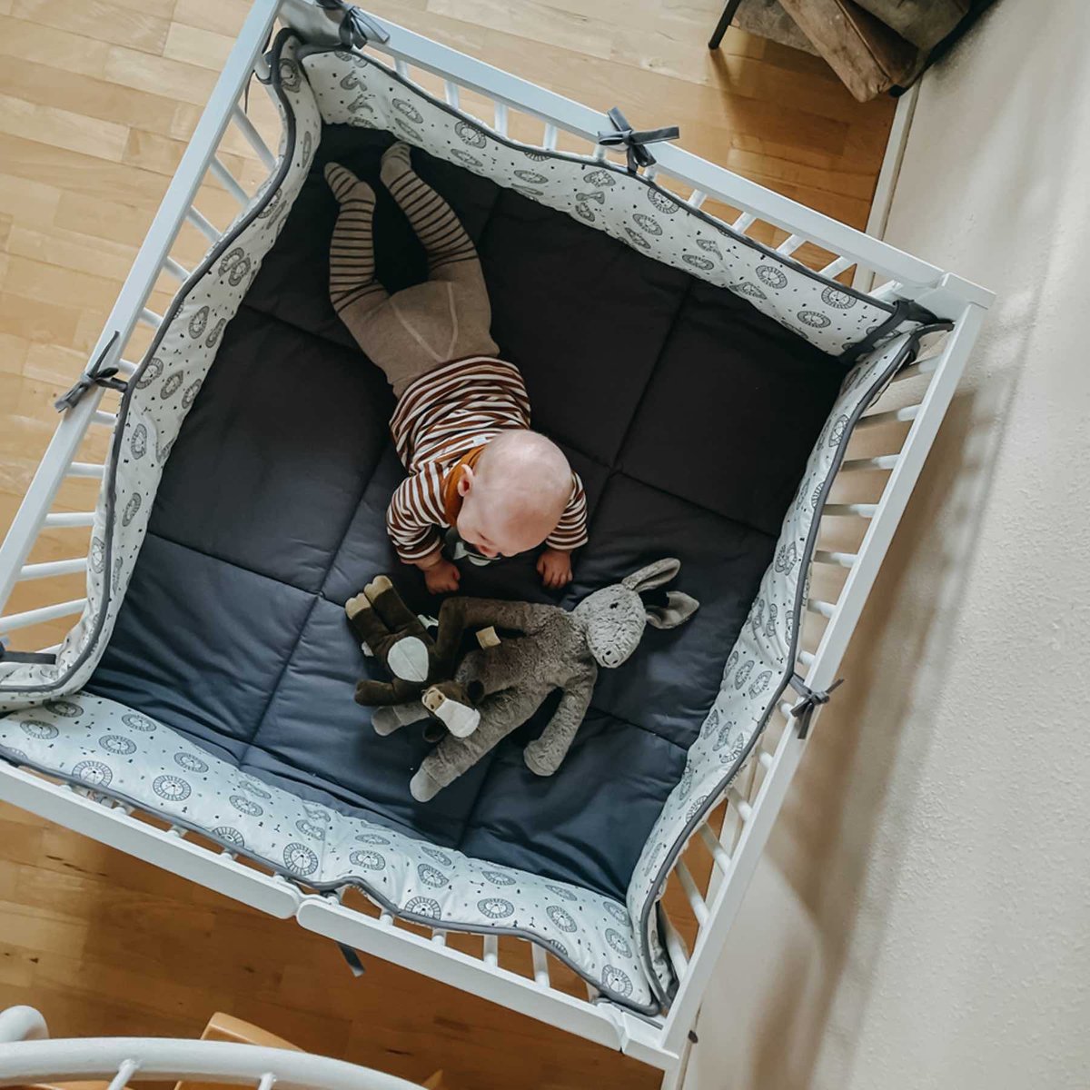 Parc bébé pliable Moritz TISSI blanc, TISSI
