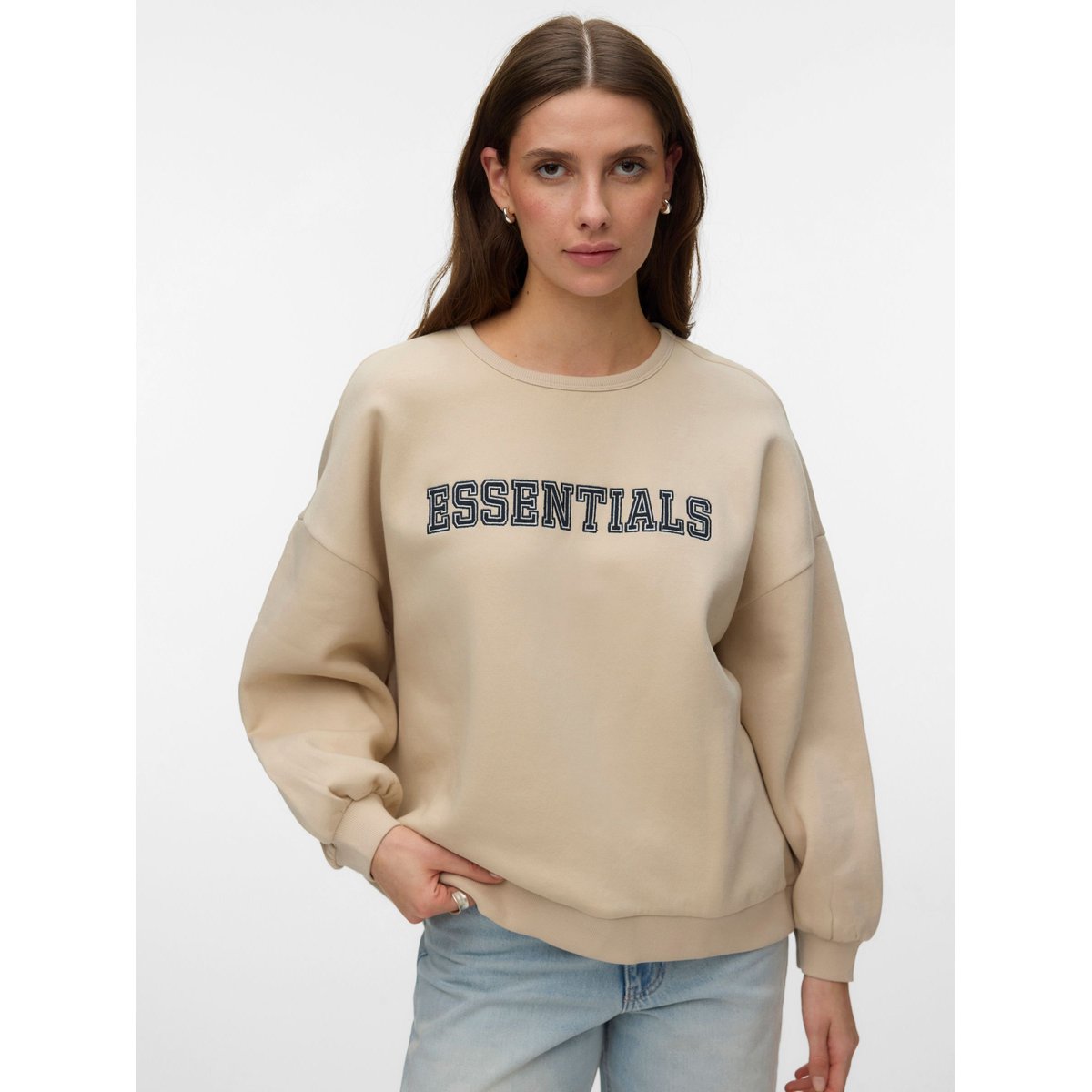 Sweat-Shirt oatmeal, VERO MODA