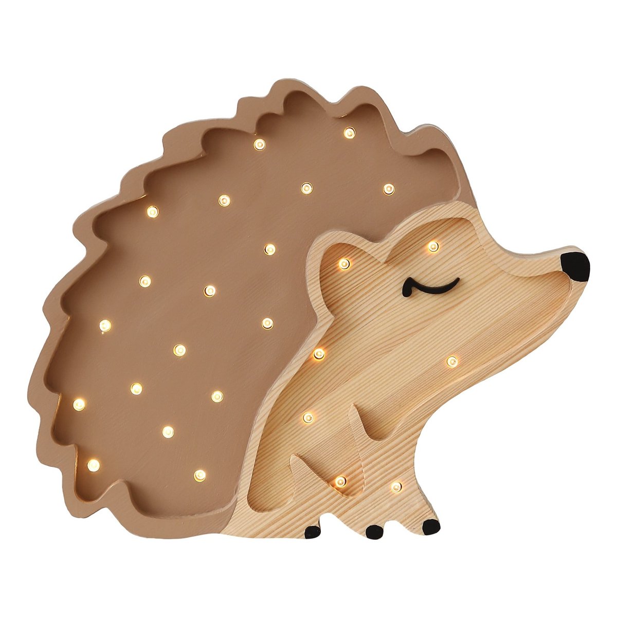 Lampe Veilleuse Hérisson marron, LITTLE LIGHTS
