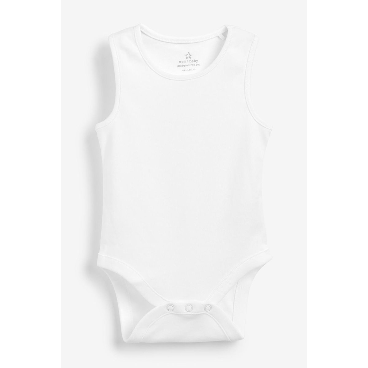Bodies sans manche, lot de 7 blanc, NEXT