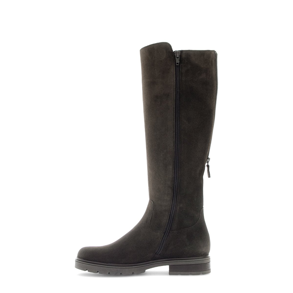 Bottes en cuir à talon décroché marron, GABOR