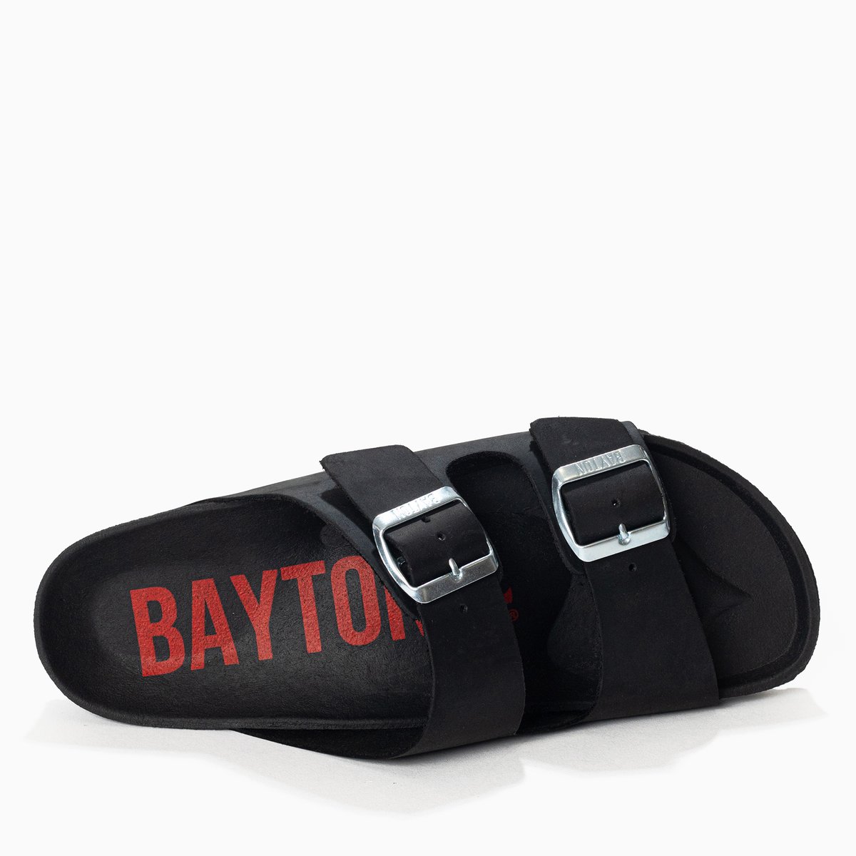 Sandales en cuir ATLAS noir, BAYTON