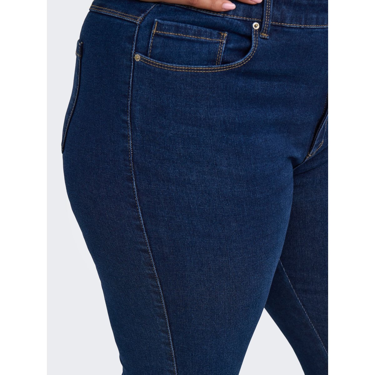 Jean Skinny dark blue denim, ONLY CARMAKOMA