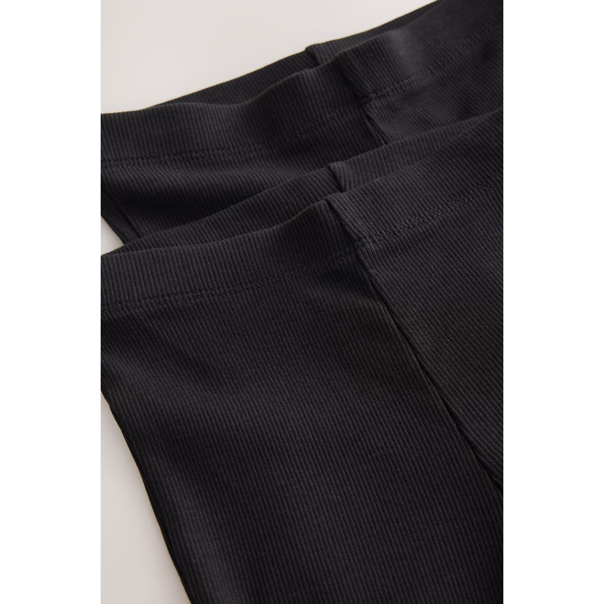 Legging évasé côtelé noir, NEXT