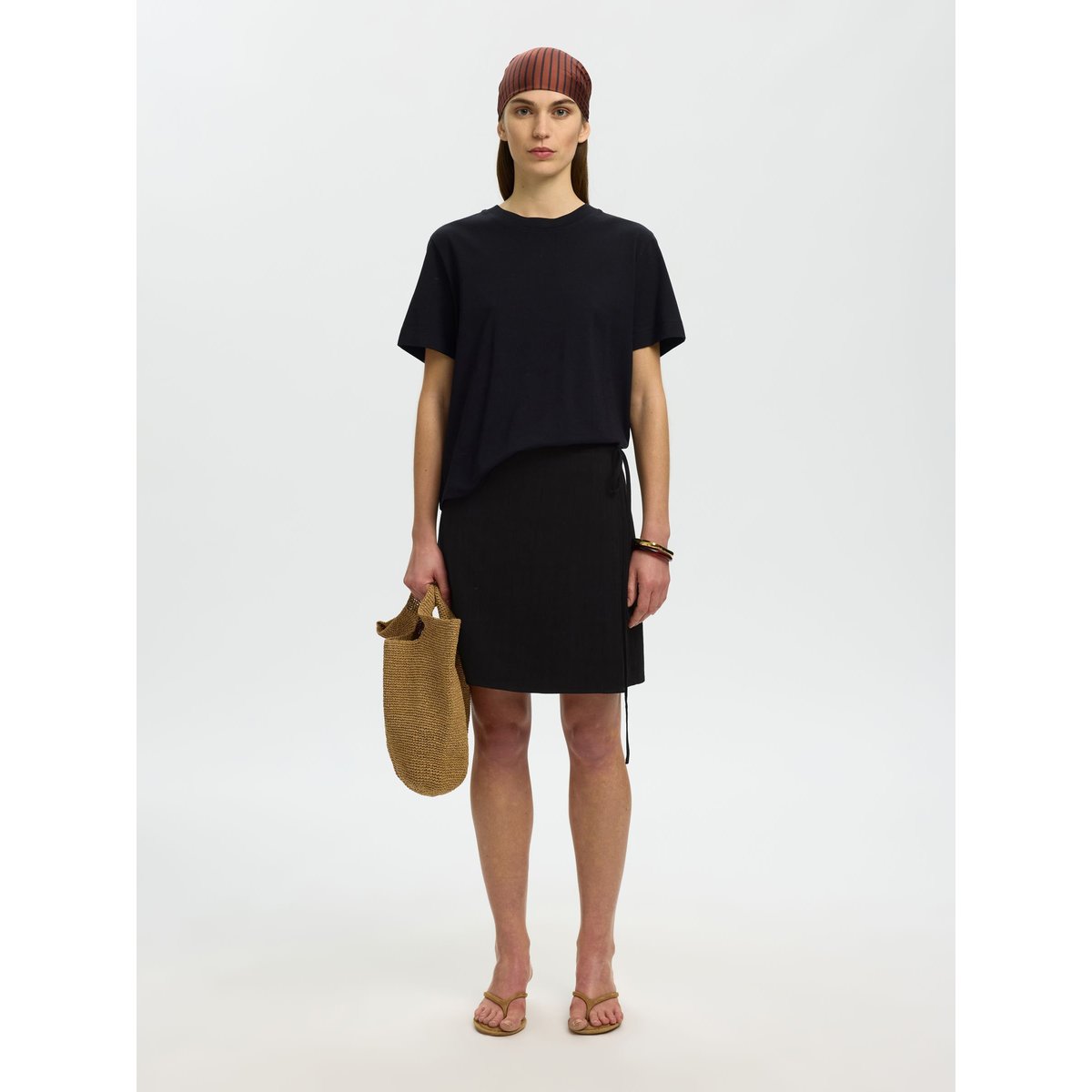 Mini-Jupe black, SELECTED