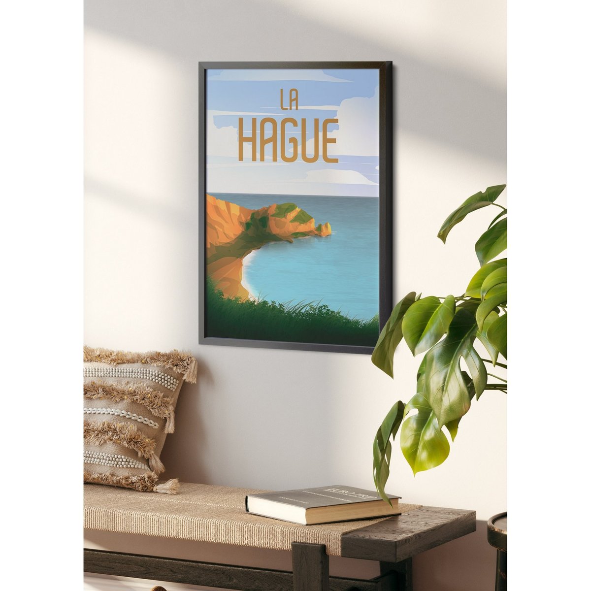 Affiche ville La Hague blanc, L'AFFICHERIE