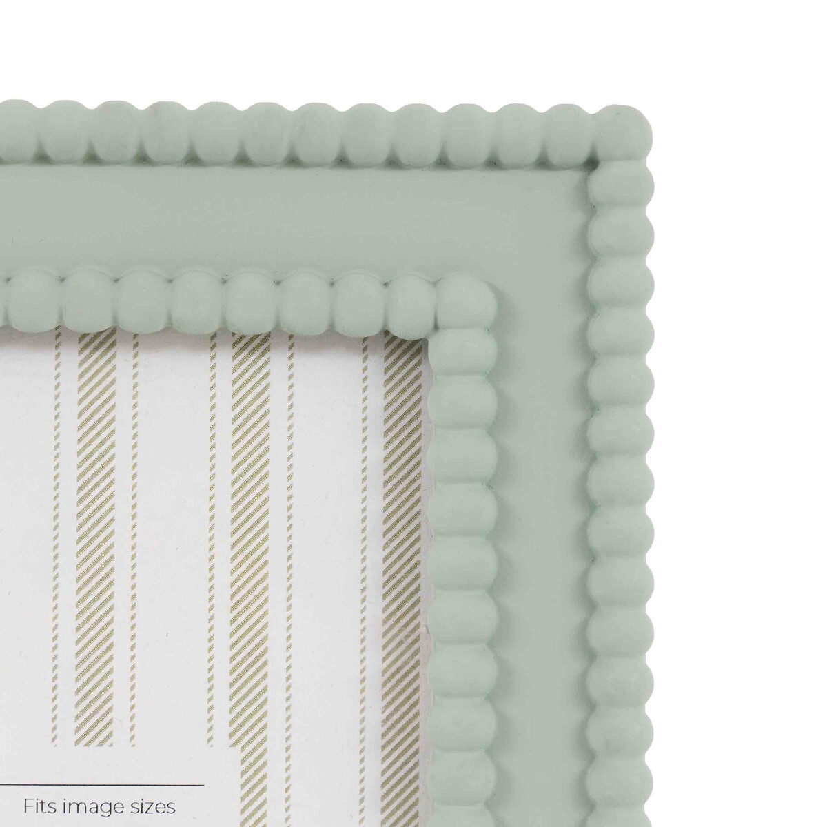 4x6" Calitri Beaded Photoframe in Sage Green green, ÉDITÉ
