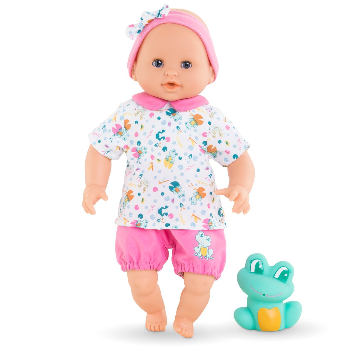 Poupon Bébé Bain Océane - Grenouille v002226, COROLLE