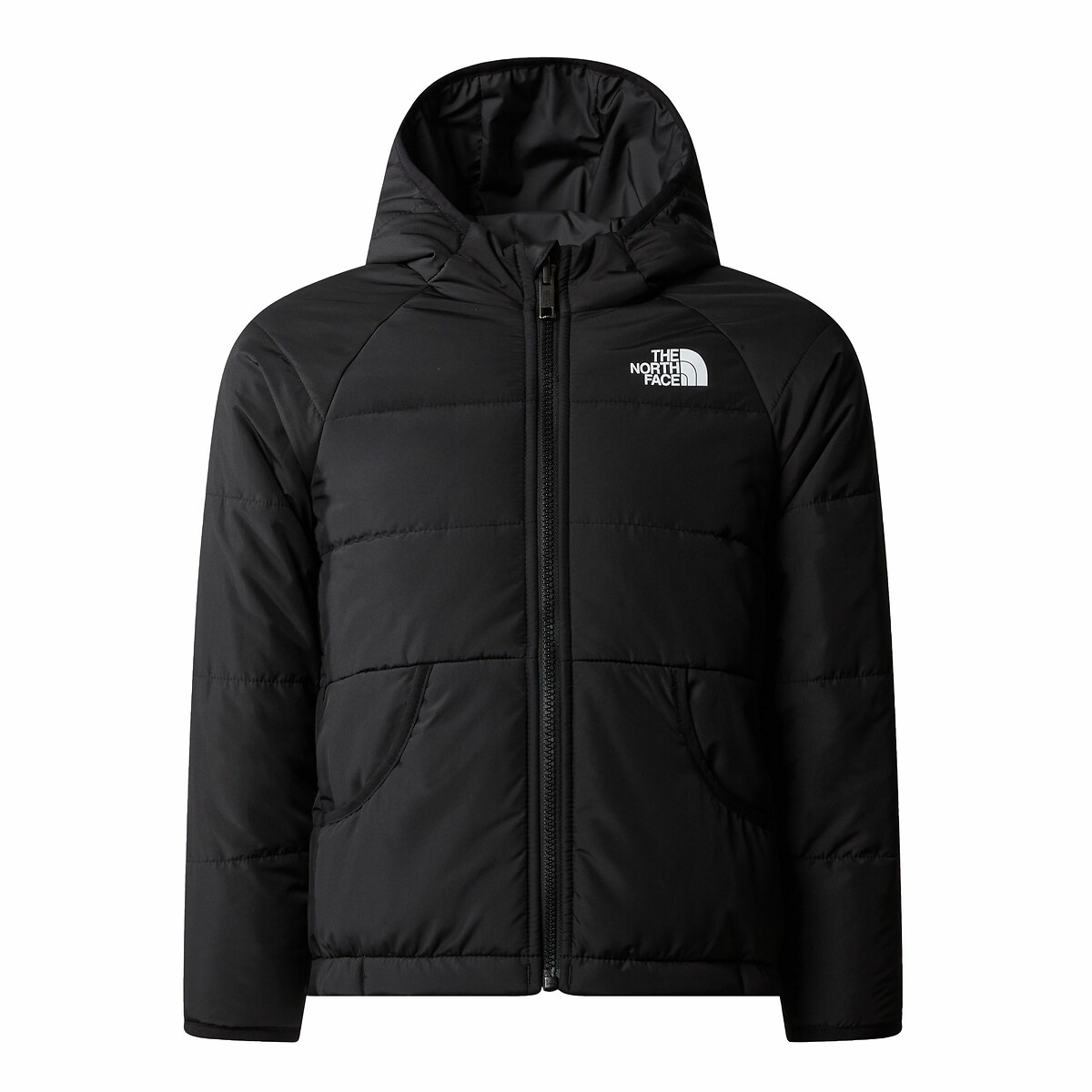 Doudoune à capuche Perrito noir uni, THE NORTH FACE