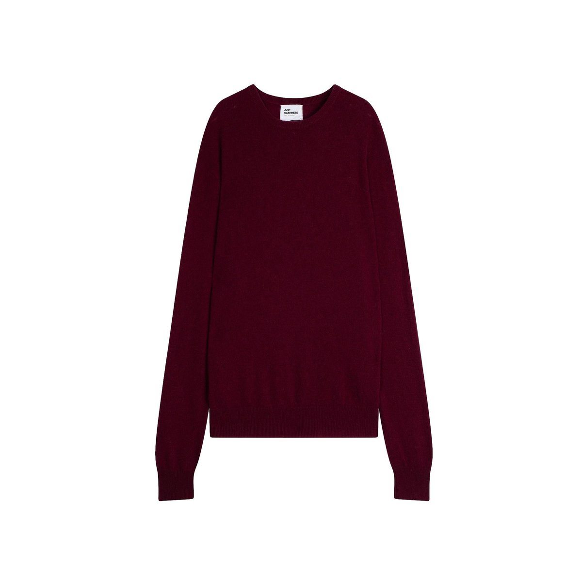 Pull Col Rond Bordeaux Howard bordeaux, JUST CASHMERE