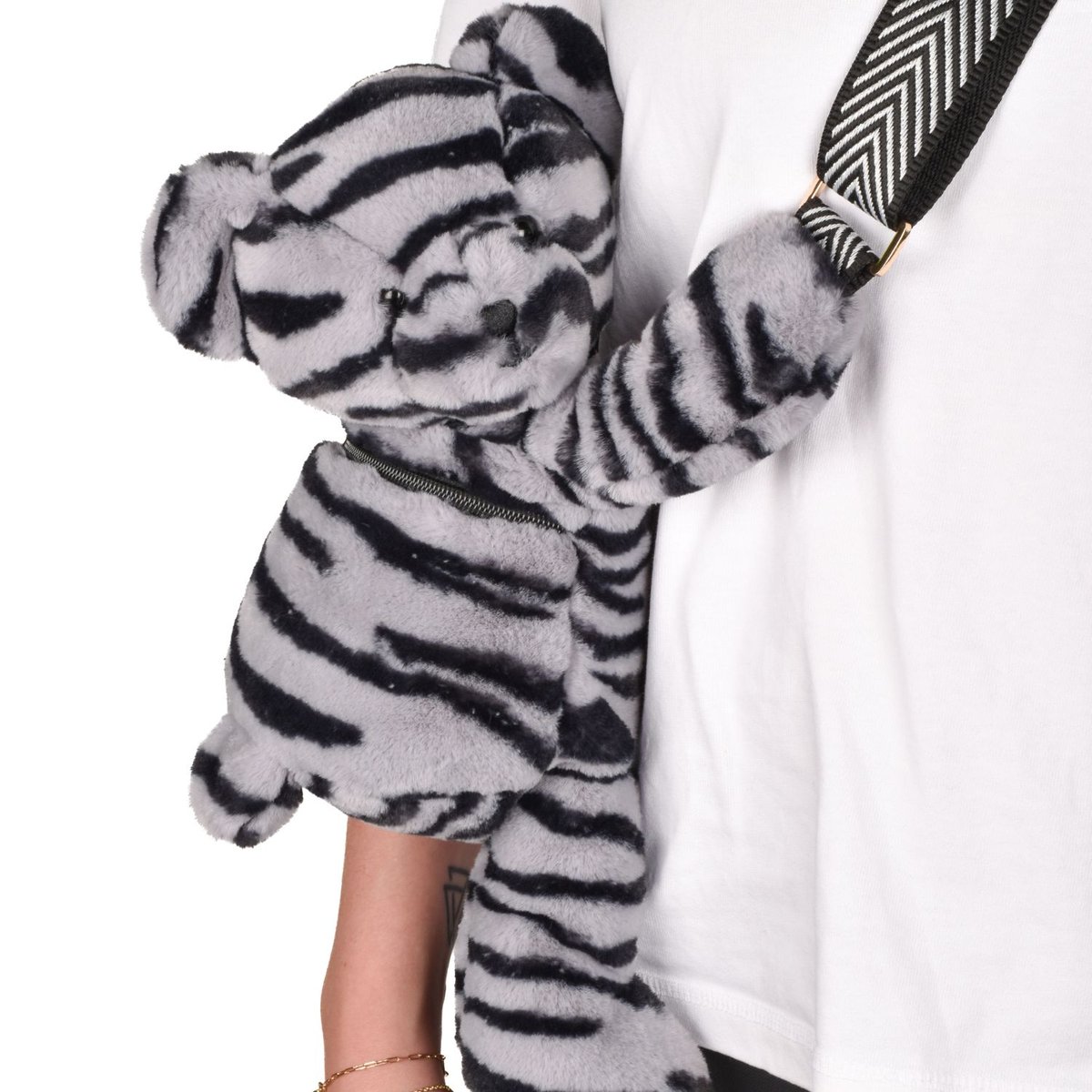 Sac bandoulière noir, DOUDOU ET COMPAGNIE