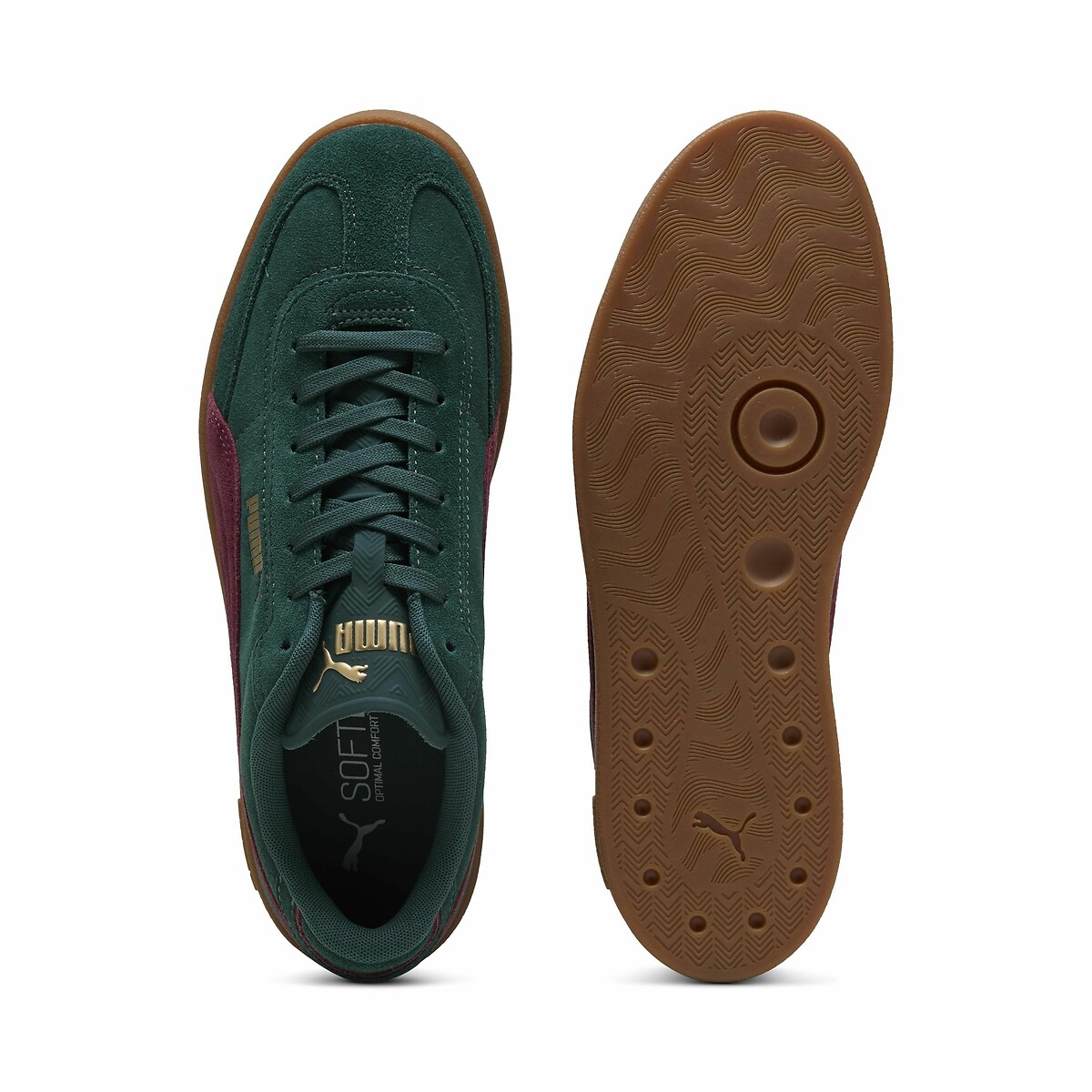 Baskets Club II Era Suede vert foncé, PUMA
