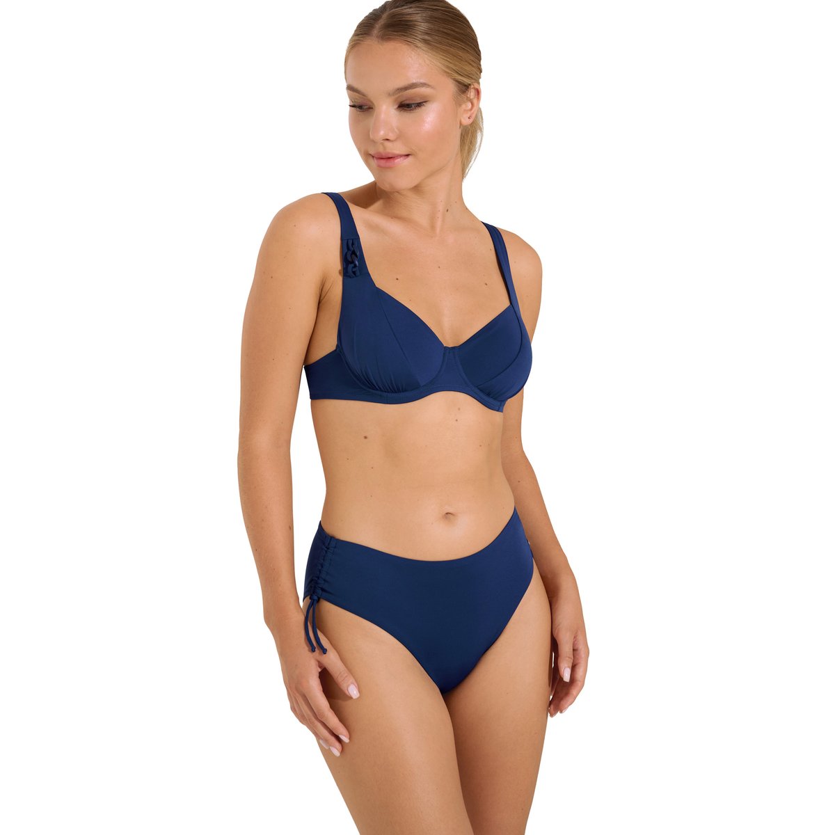 Haut maillot de bain armaturé Palma bleu marine, LISCA