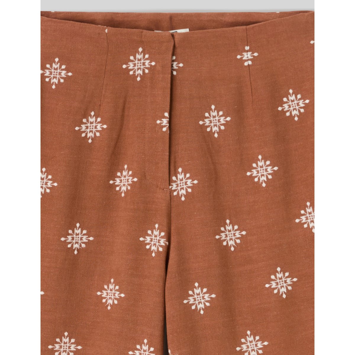 Pantalon brodé camel, BZB