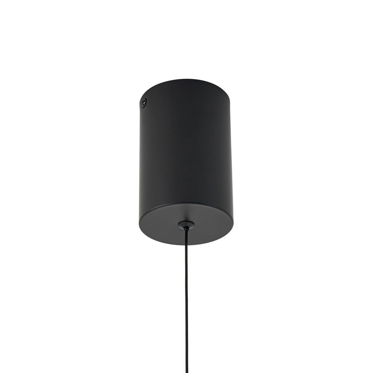Lampadaire en verre moderneLED, Darrow noir, blanc, LUCANDE