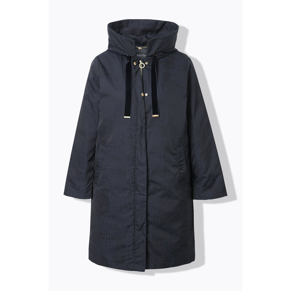 Manteau matelassé à capuche marine foncé, ULLA POPKEN