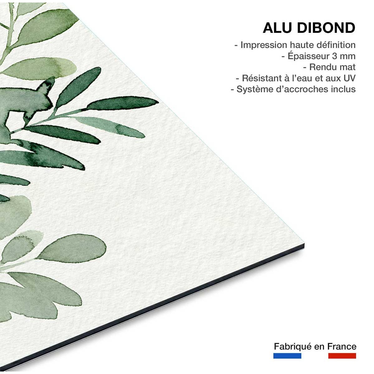 Tableau plantes fourrages tableau alu dibond, HEXOA