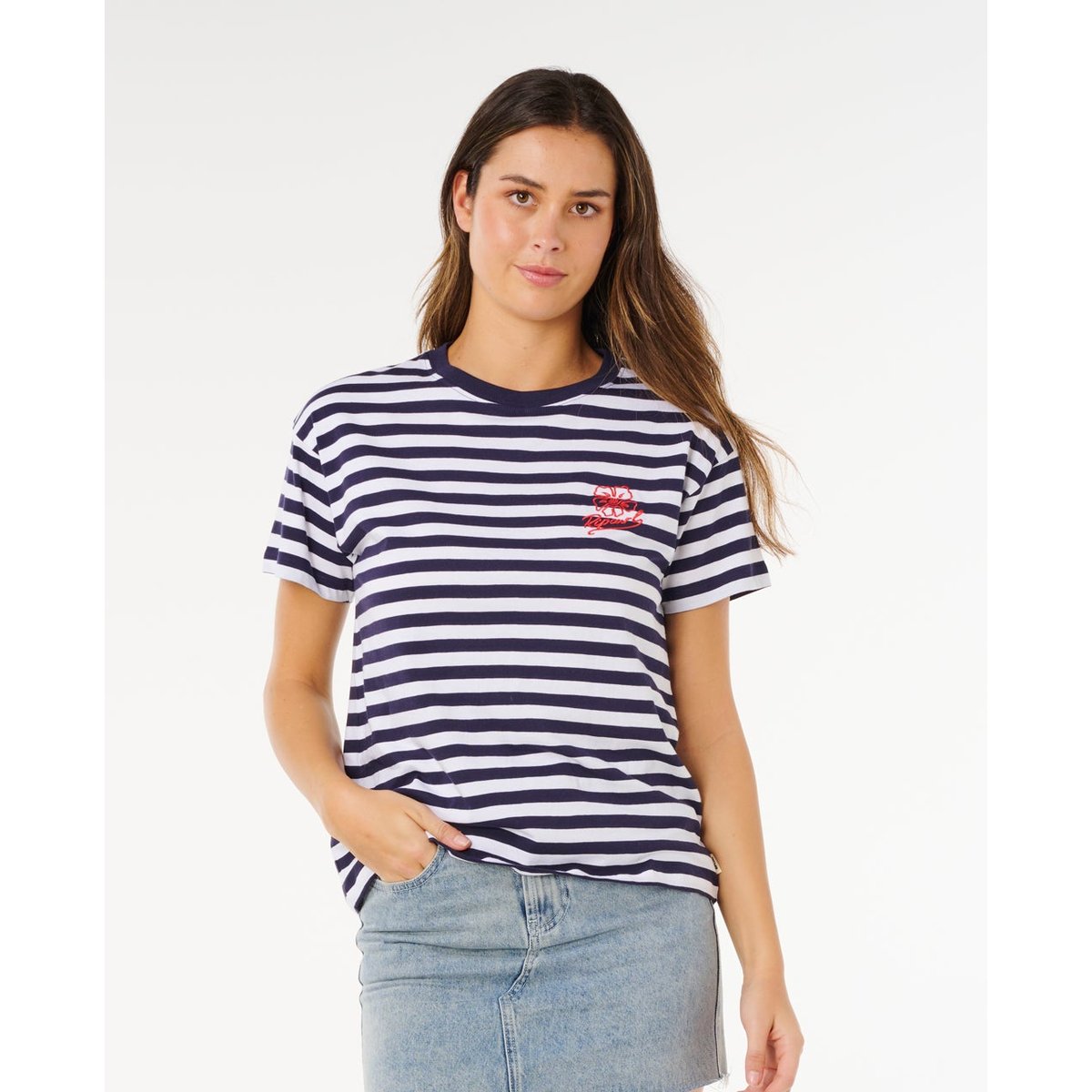 T-shirt à manches courtes Pacific Relax bleu marine foncé, RIP CURL