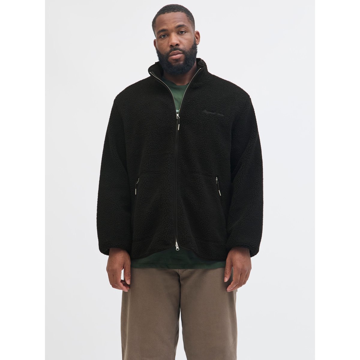 Manteau En Peluche black, JACK & JONES