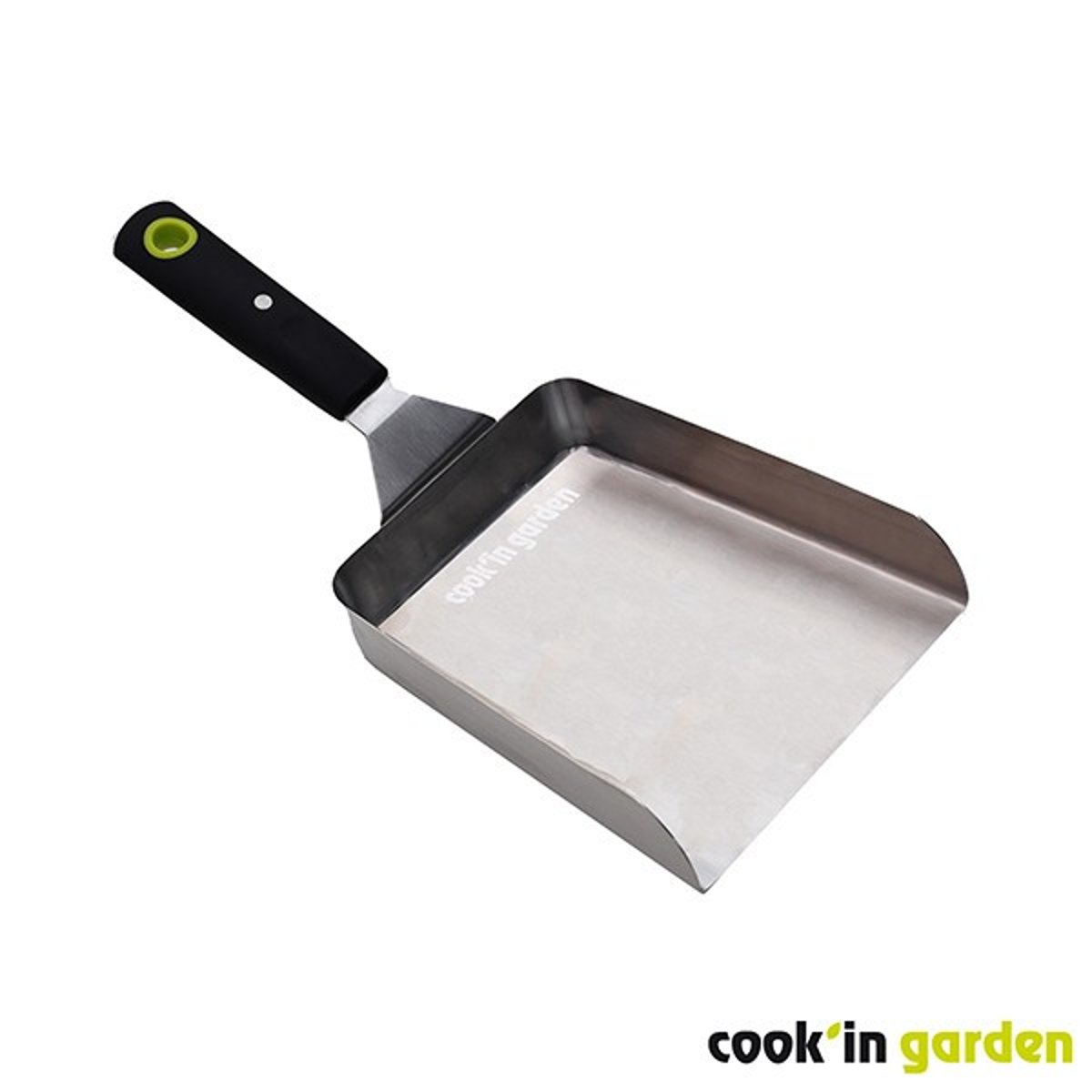 Spatule à bords relevés et manche soft touch couleur unique, COOK IN GARDEN