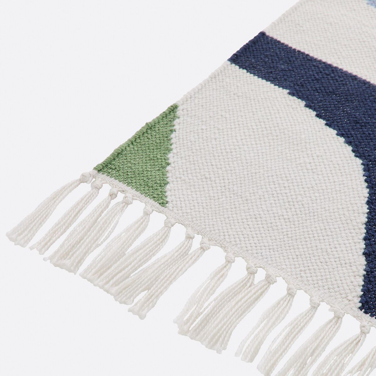 Tapis intérieur et extérieur, en polyester recyclé vert, MAPOÉSIE X LA REDOUTE INTÉRIEURS