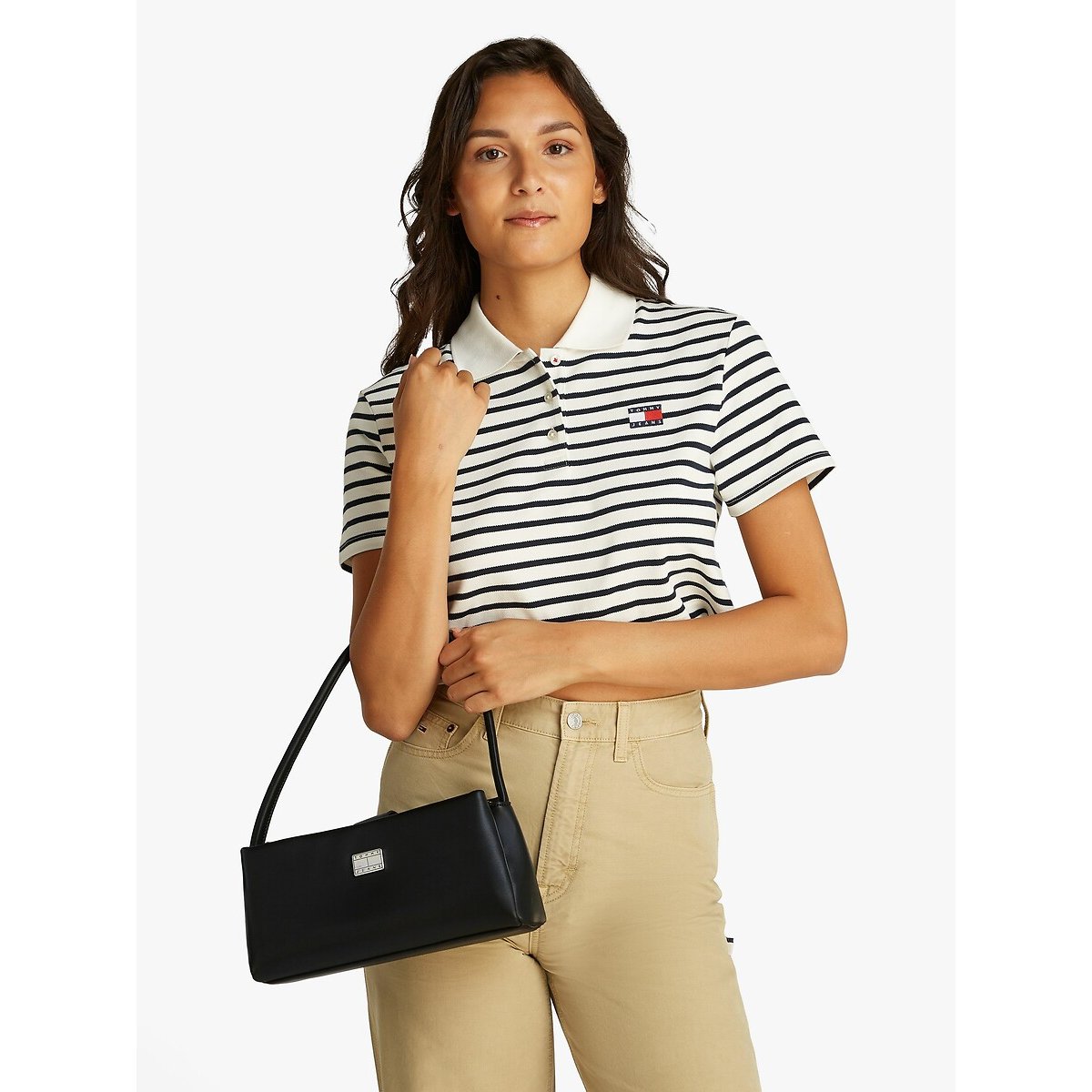 Sac à main porté épaule AMERICAN COOL noir, TOMMY HILFIGER