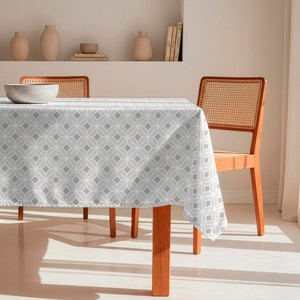 Nappe anti-taches Komet - 100% coton - gris, NAF NAF HOME