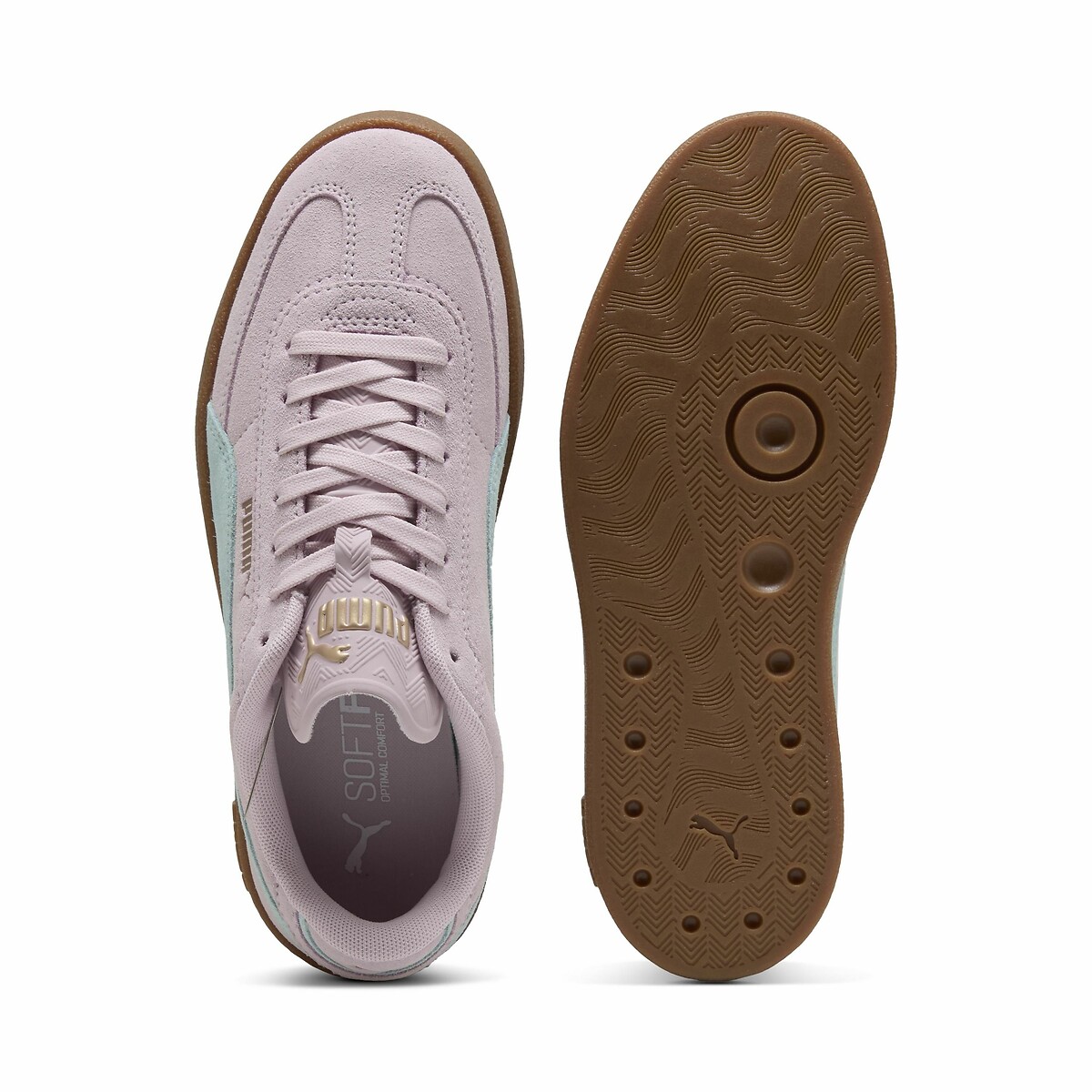 Club II Era Suede Trainers pink/blue, PUMA