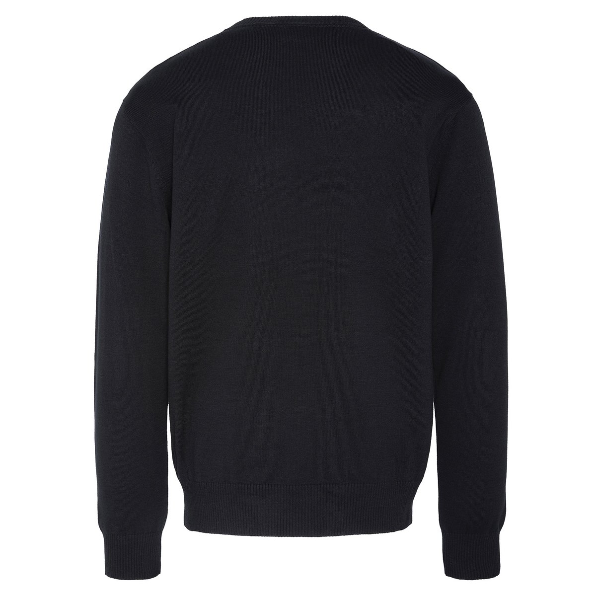 Pull fin col rond noir, SCHOTT
