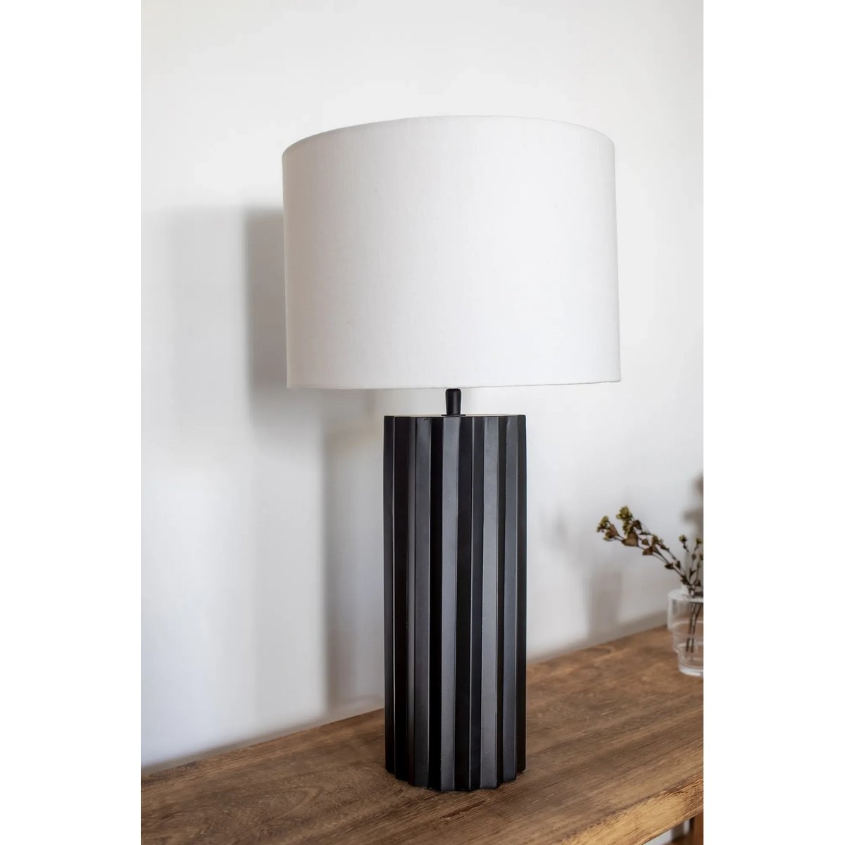 Lampe de table métal HASHIRA noir, MARKSLOJD