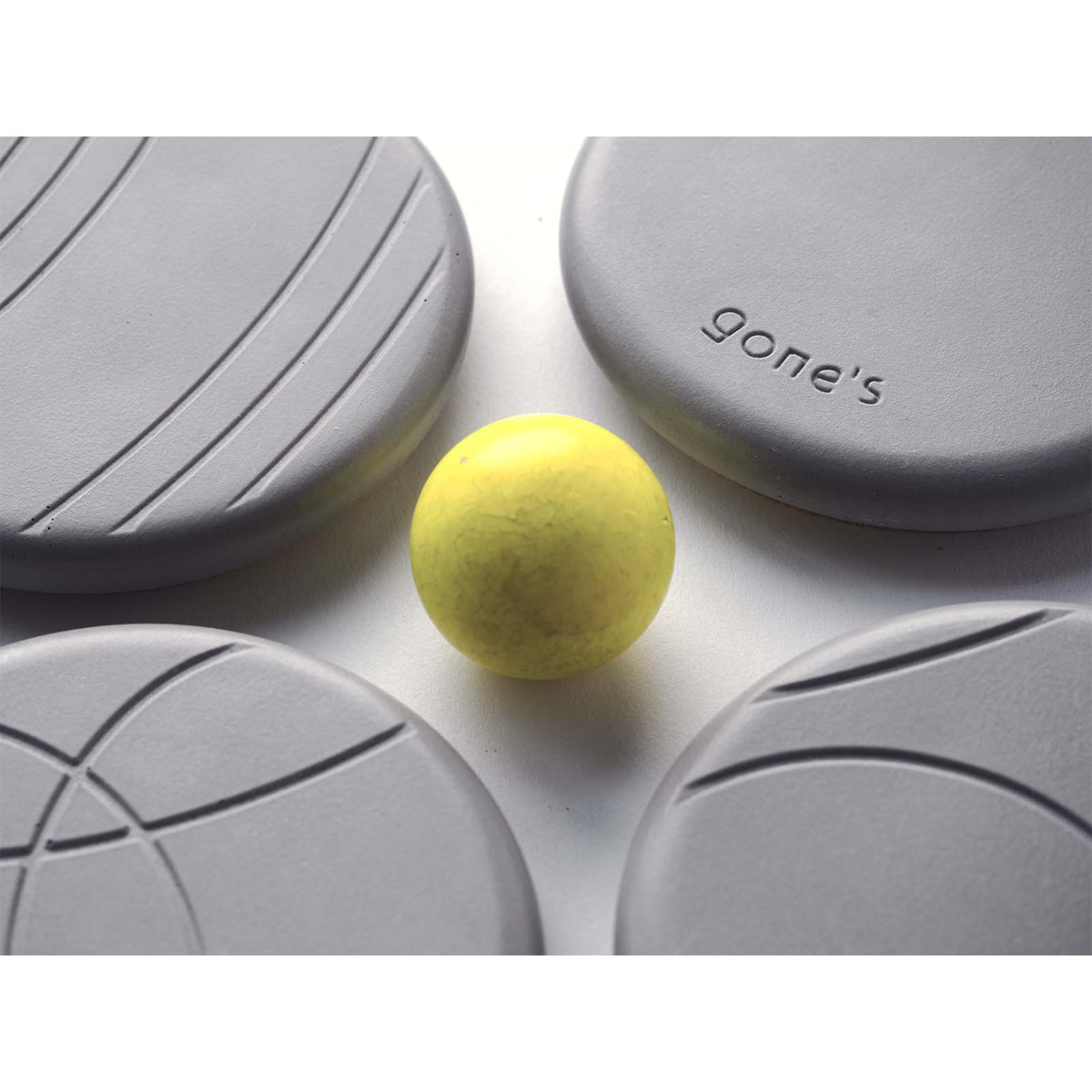 Dessous de verre béton - PETANQUE gris, GONE'S