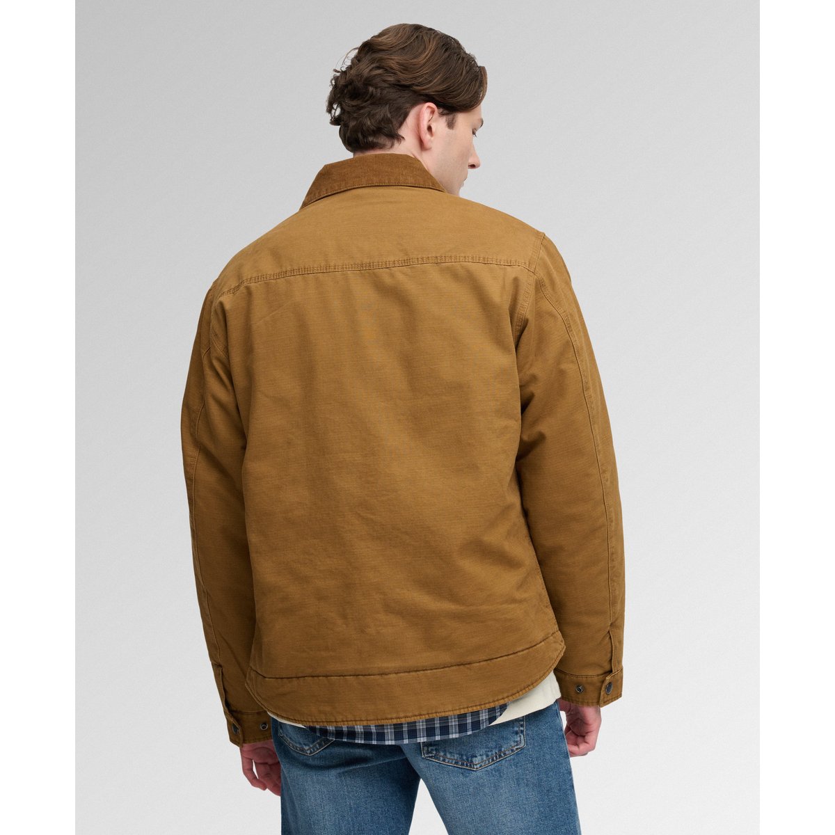 Veste Workwear Ranch coupe décontractée marron denim co tobacco, SUPERDRY