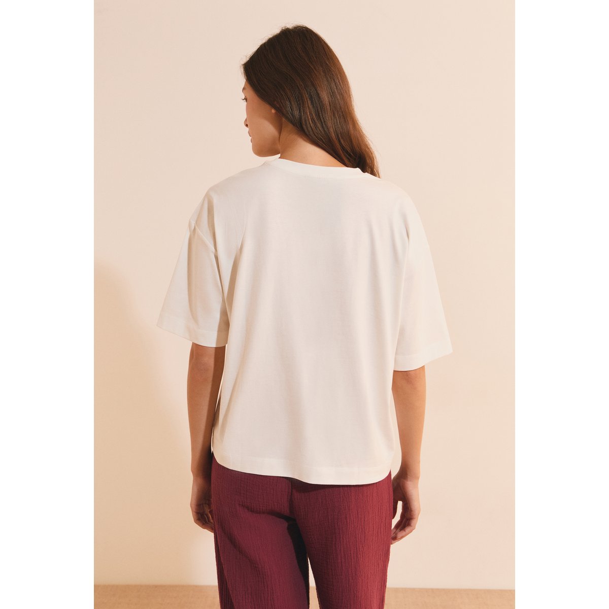 ETAM T-SHIRT CILENA - TSHIRT ecru, ETAM