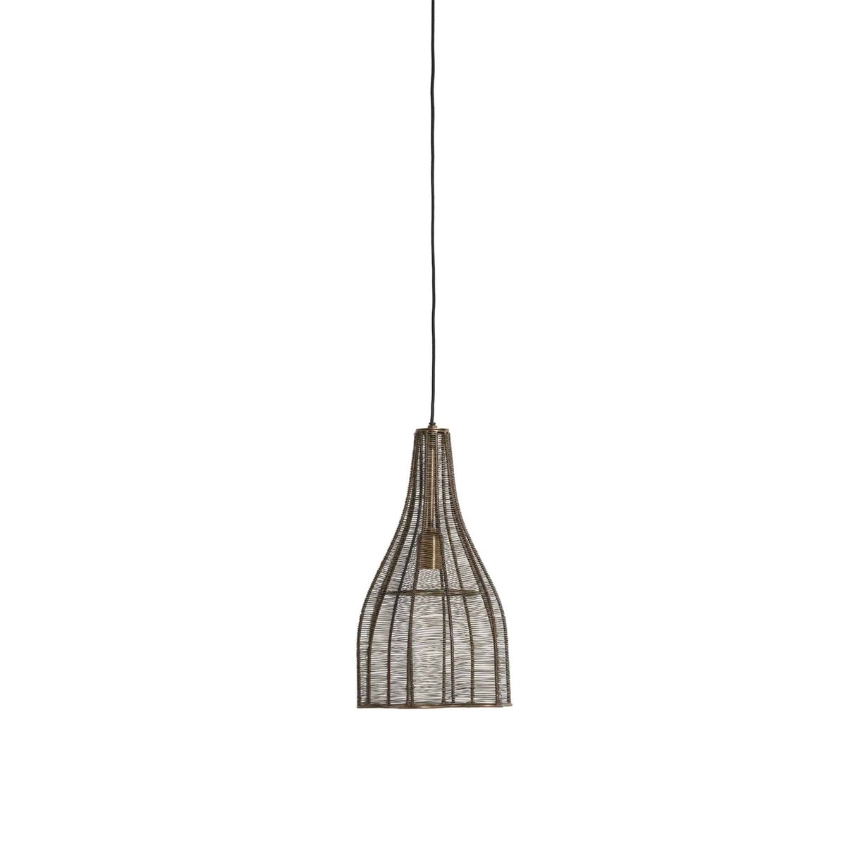 Lampe Suspendue Métal MARIAMA bronze antique, LIGHT & LIVING 