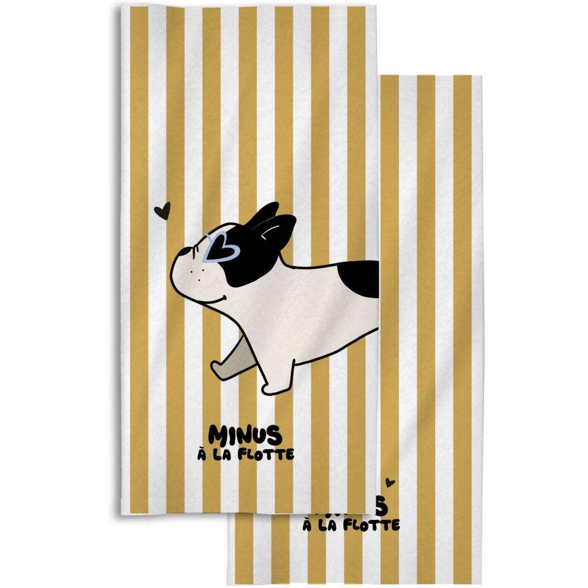 Serviette de plage jaune, ZAKUW