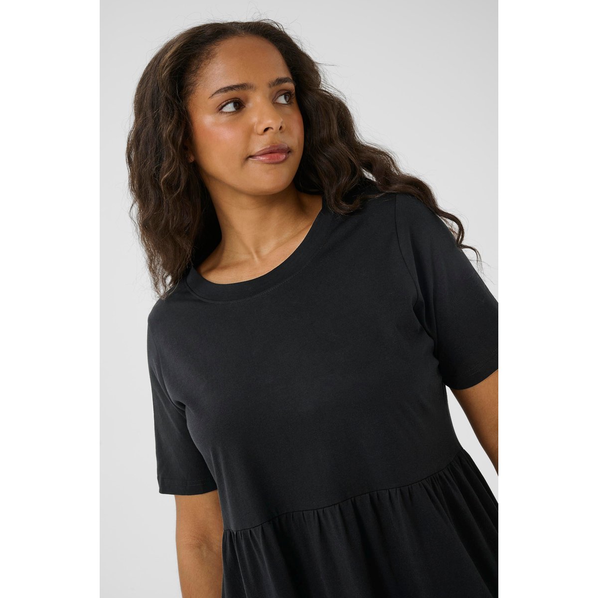 Robe noir black deep, KAFFE CURVE