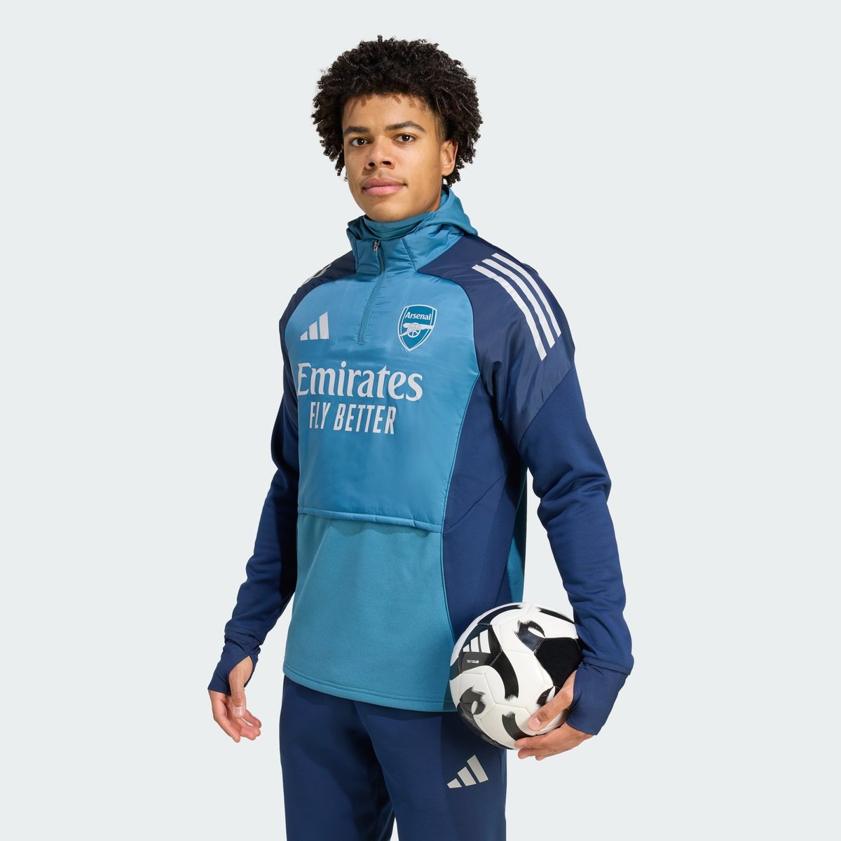Haut Hiver Arsenal Tiro 25 Competition Haut Hiver Arsenal Tiro 25 Competition blanch blue, adidas Performance