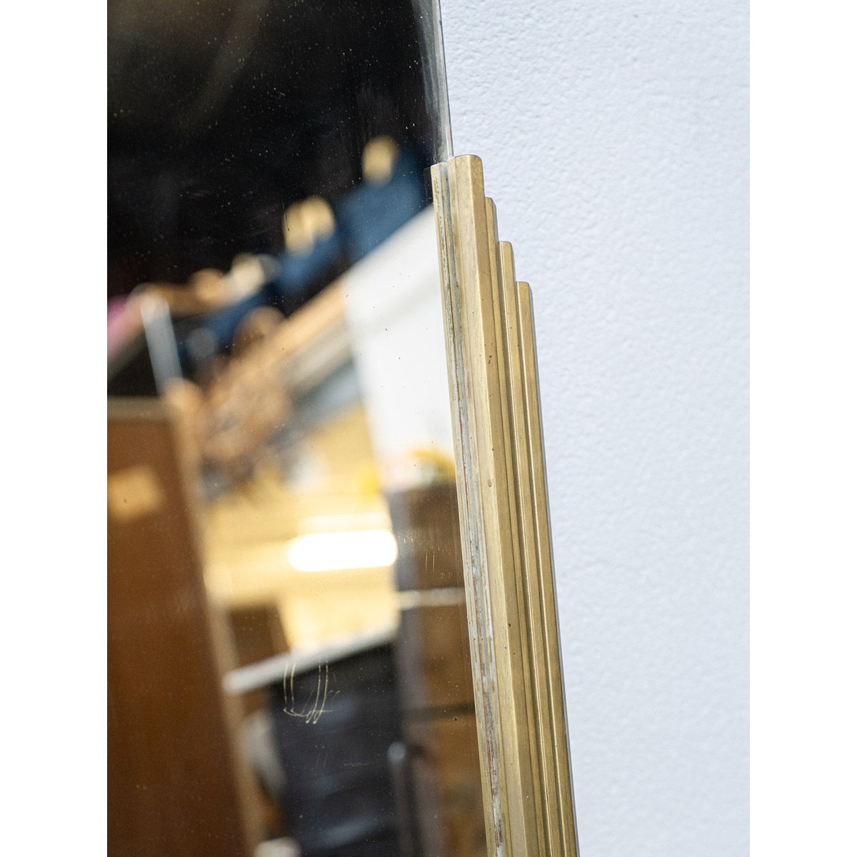 Miroir biseauté Igor N°1064 - Bon état doré, DEBONGOUT