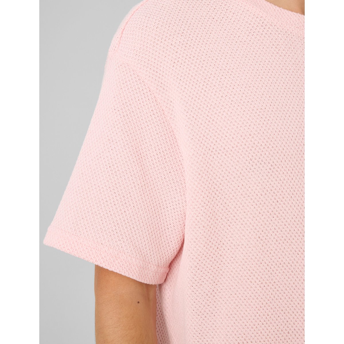 T-shirt reliéfé rose, BZB