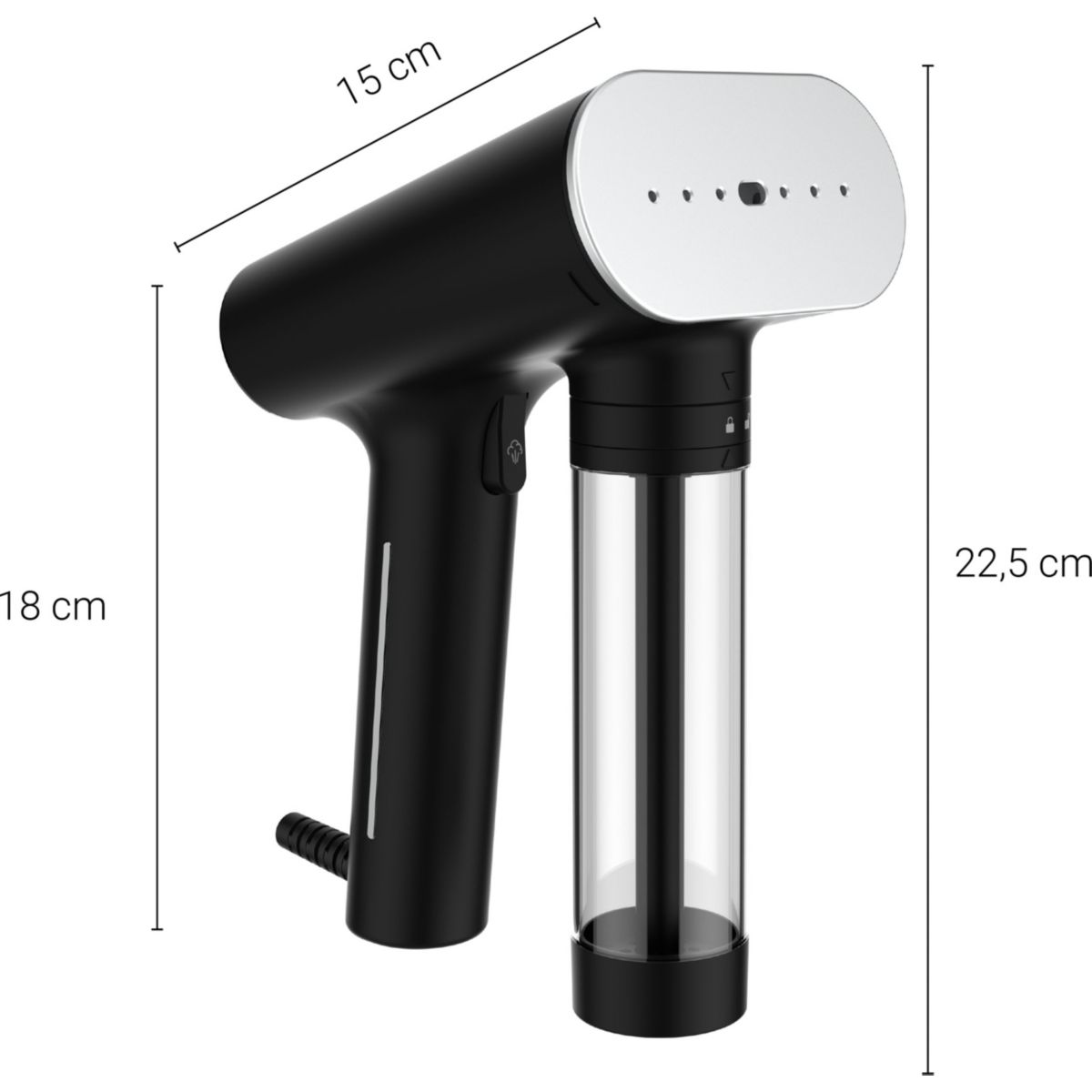 Défroisseur vapeur EUNS150B V2 Karl couleur unique, STEAMONE