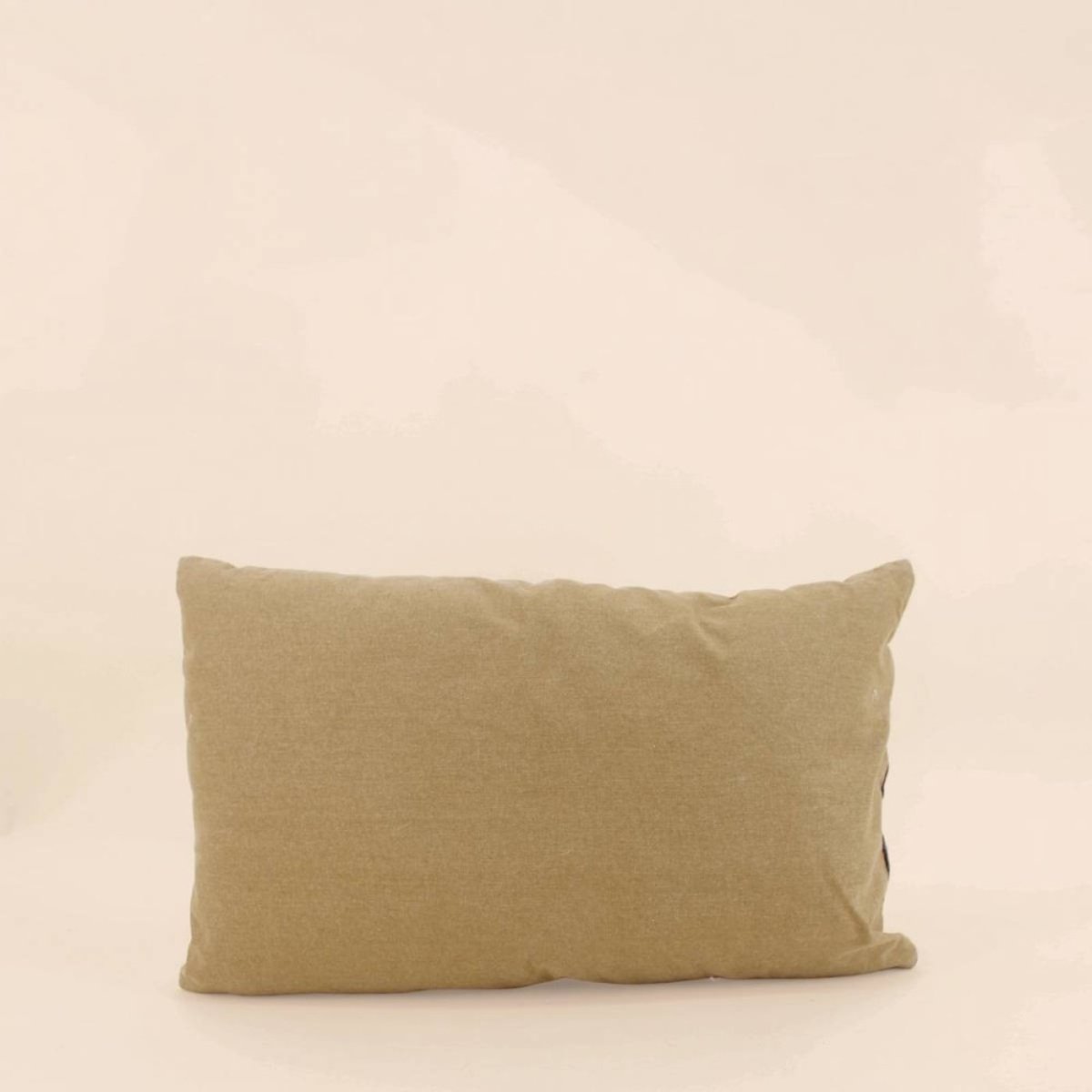 Coussin jacquard rayé 30x50cm vert, ORNAMI