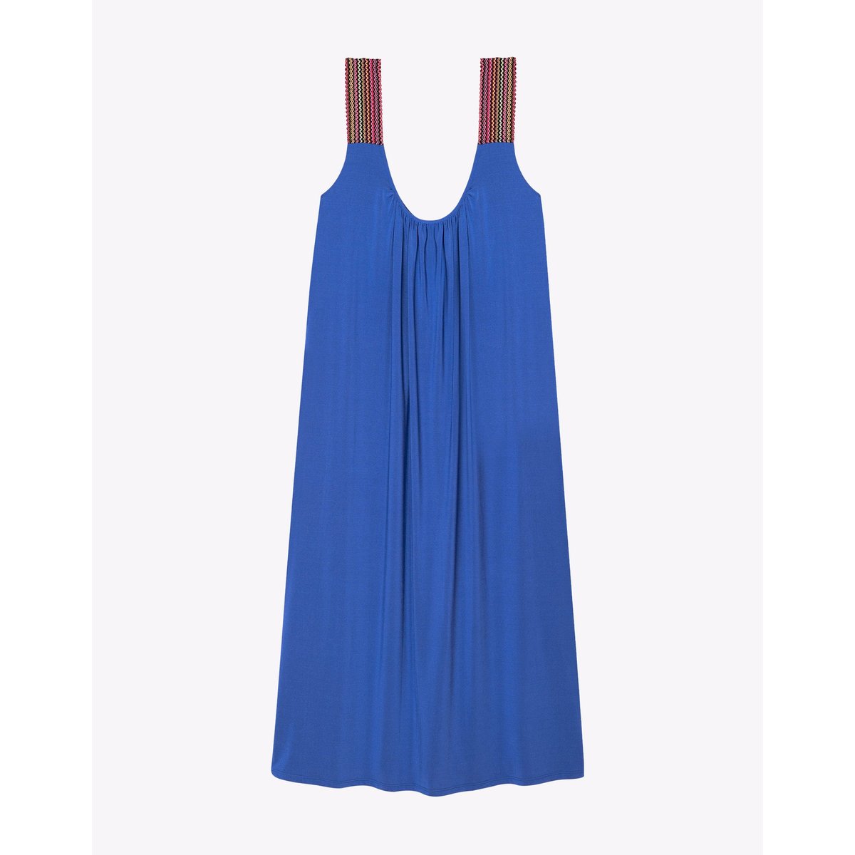 Robe en jersey PAMPELONNE 941 bleu, LE CHAT