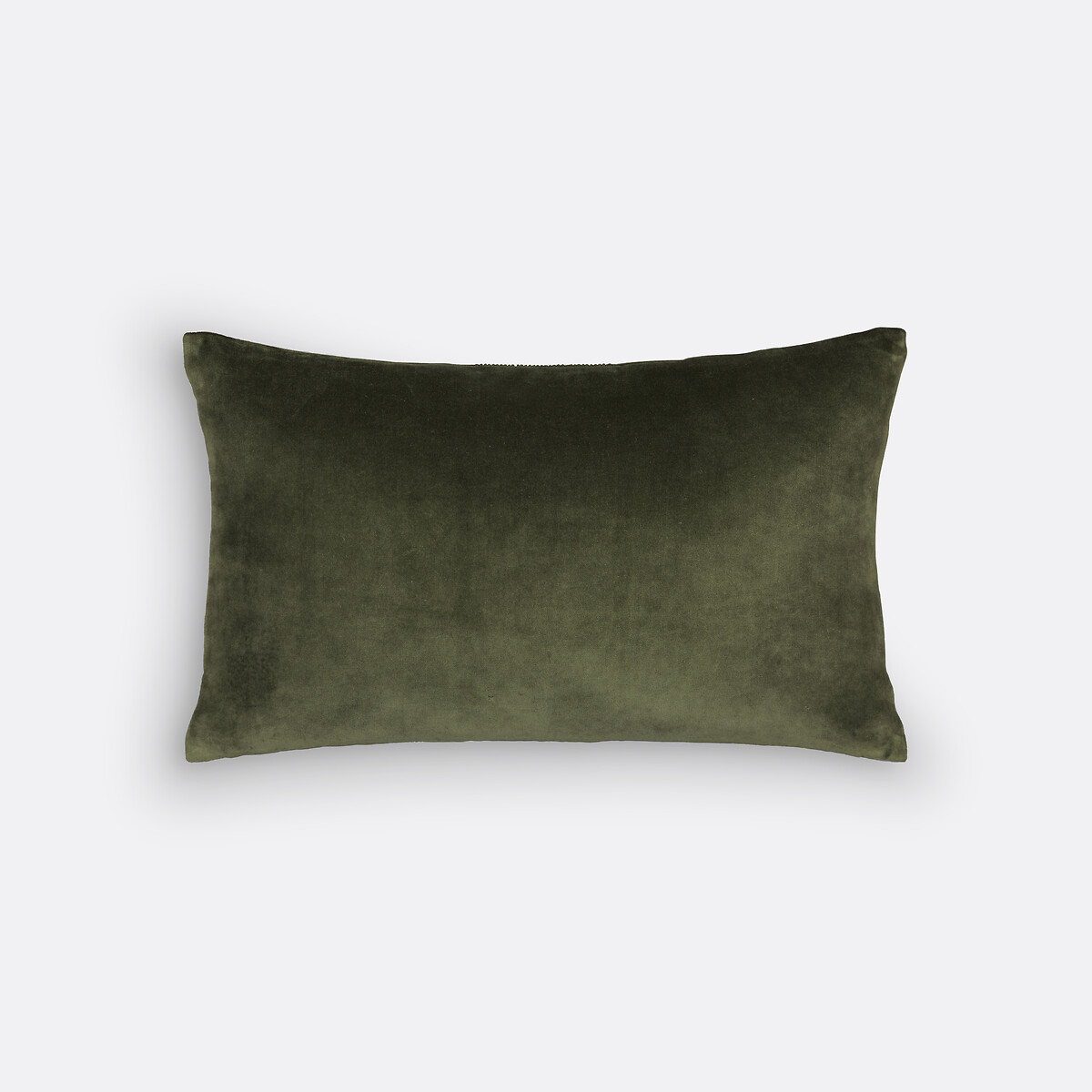 Housse de coussin velours rectangulaire, Brimo vert foncé, LA REDOUTE INTERIEURS