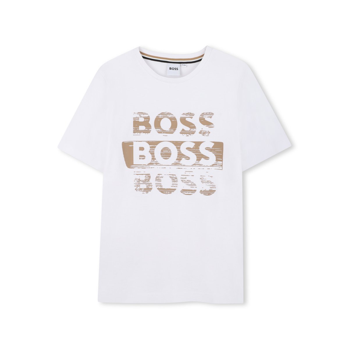 T-shirts à manches courtes blanc, BOSS KIDSWEAR