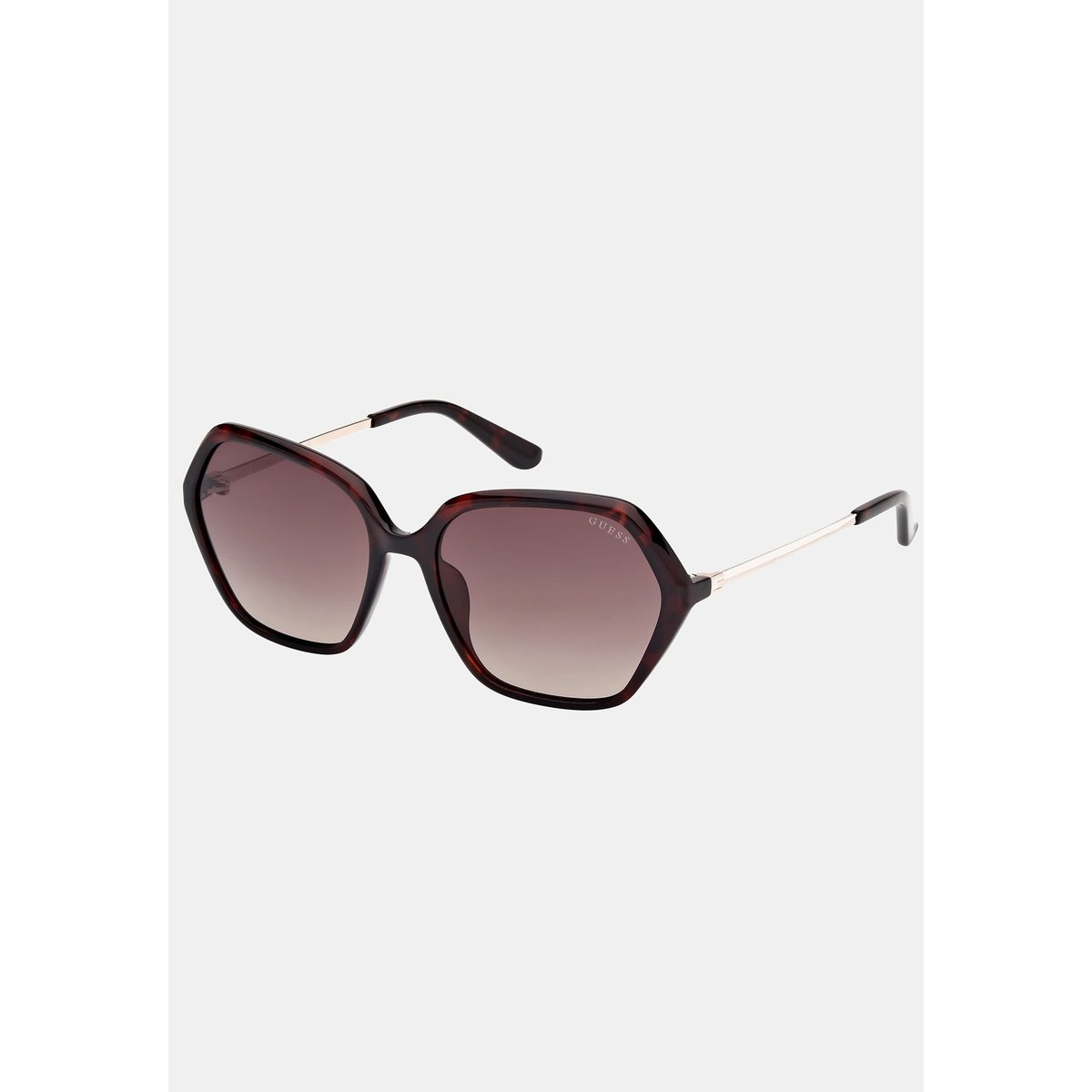 Lunettes De Soleil Géométriques marron multi, GUESS